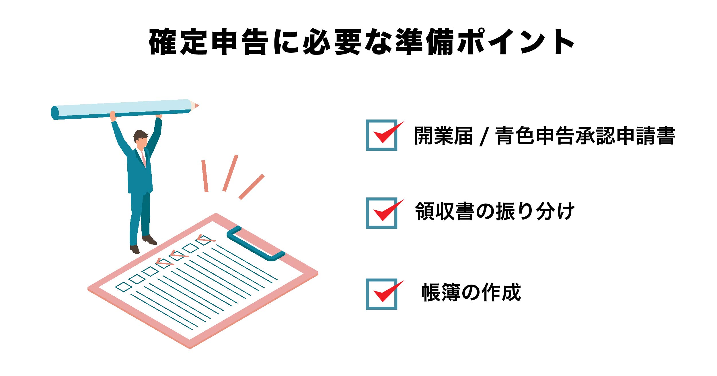 確定申告に必要な準備ポイント